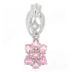 Kupfer-Turmalin-Silberanhänger