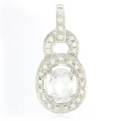 Kupfer-Turmalin-Silberanhänger