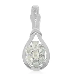 Kupfer-Turmalin-Silberanhänger