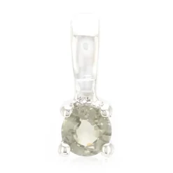 Kupfer-Turmalin-Silberanhänger