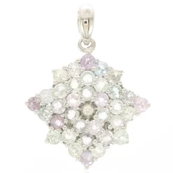 Kupfer-Turmalin-Silberanhänger