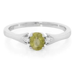 Kupfer-Turmalin-Silberring