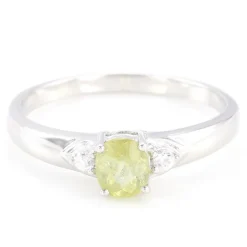 Kupfer-Turmalin-Silberring