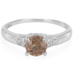 Kupfer-Turmalin-Silberring