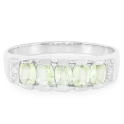 Kupfer-Turmalin-Silberring