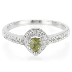 Kupfer-Turmalin-Silberring