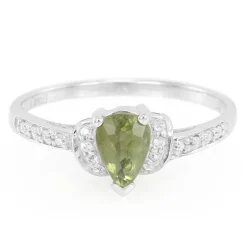 Kupfer-Turmalin-Silberring