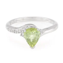 Kupfer-Turmalin-Silberring