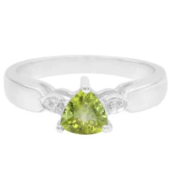 Kupfer-Turmalin-Silberring