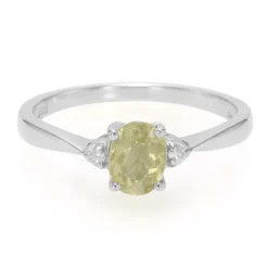 Kupfer-Turmalin-Silberring