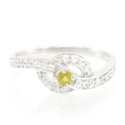 Kupfer-Turmalin-Silberring