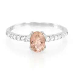 Kupfer-Turmalin-Silberring