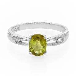 Kupfer-Turmalin-Silberring