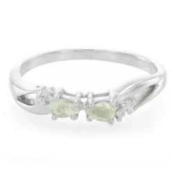 Kupfer-Turmalin-Silberring