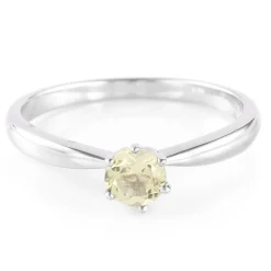 Kupfer-Turmalin-Silberring