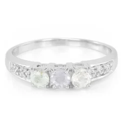 Kupfer-Turmalin-Silberring