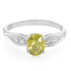 Kupfer-Turmalin-Silberring