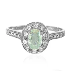 Kupfer-Turmalin-Silberring