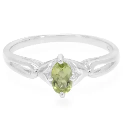 Kupfer-Turmalin-Silberring