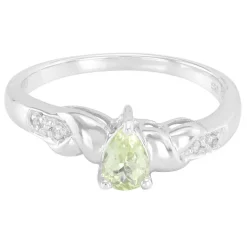 Kupfer-Turmalin-Silberring