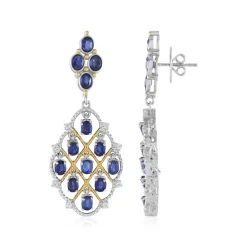 Kyanit-Silberohrringe (Dallas Prince Designs)