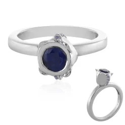 Kyanit-Silberring (SAELOCANA)