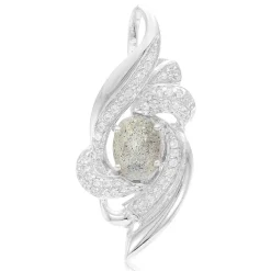 Labradorit-Silberanhänger