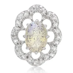 Labradorit-Silberanhänger