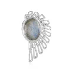 Labradorit-Silberanhänger