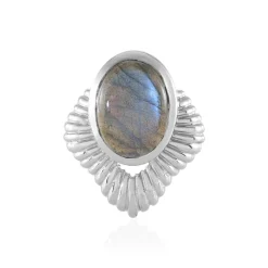 Labradorit-Silberanhänger