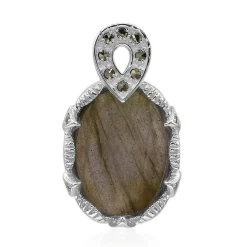 Labradorit-Silberanhänger (Annette classic)