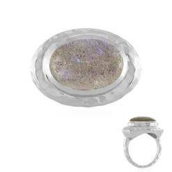 Labradorit-Silberring