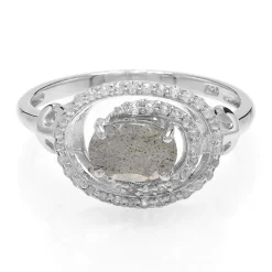 Labradorit-Silberring