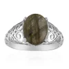 Labradorit-Silberring