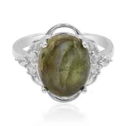 Labradorit-Silberring