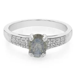 Labradorit-Silberring