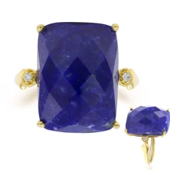 Lapislazuli-Goldring