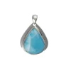 Larimar-Silberanhänger