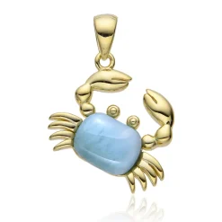 Larimar-Silberanhänger