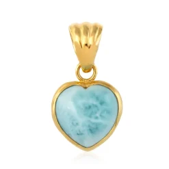 Larimar-Silberanhänger