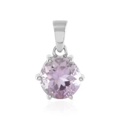 Lavendel-Amethyst-Silberanhänger