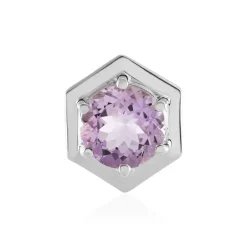 Lavendel-Amethyst-Silberanhänger