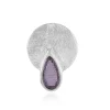 Lavendel-Amethyst-Silberanhänger