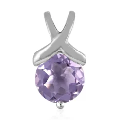 Lavendel-Amethyst-Silberanhänger