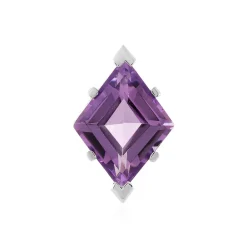Lavendel-Amethyst-Silberanhänger