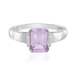 Lavendel-Amethyst-Silberring