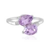 Lavendel-Amethyst-Silberring