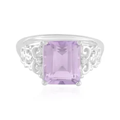 Lavendel-Amethyst-Silberring