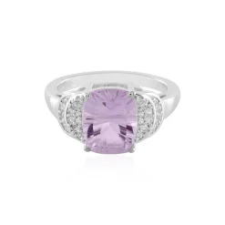 Lavendel-Amethyst-Silberring