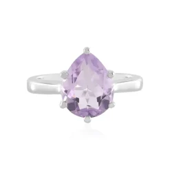 Lavendel-Amethyst-Silberring